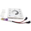 Vrabocry DC12-24 RF LED Pixel Strip Controller LED Luce Flow Water Wireless Touch Dimmer Panel per WS2811 Acqua corrente Corse di cavalli Fluente Striscia Luce (1To2)