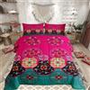 Loussiesd Set di biancheria da letto con motivo bohémien per bambini, stile etnico, vintage, motivo tribale esotico piumino, set di biancheria da letto, 3 pezzi, Bedding Piumino 200x200cm