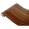 DecoMeister Pellicola Adesiva per Mobili 90x210 cm - Carta Adesiva Effetto Legno per Rivestimento Mobili Cucina e Tavoli - Pellicola Decorativa Lavabile e Impermeabile - Noce Moderna