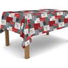BANZAII TEXTILE INNOVATOR ONLINE Banzaii Tovaglia in PVC Cerata Antimacchia Resistente a Sole e Intemperie Facile Da Tagliare Nella Misura Che Vuoi - Cuisine Rosso 140x100 cm