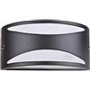 rabalux Applique da parete per esterni Manhattan nero opaco E27 1x 60W MAX