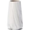 HUBUISH Vaso in marmo bianco - Vaso da fiori in ceramica bianca da 15,2 cm, vasi bohémien per erba della pampa, vasi minimalisti moderni per la decorazione della casa, mensola da tavolo, soggiorno, casa