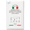 Gef Aura - 50 Centrotavola Monouso Bianco, Effetto Tessuto in TNT 40x120 cm, Runner Tavolo Decorativo e Idrorepellente, OEKO-TEX® Classe I, Made in Italy, per Ristoranti, Catering, Eventi e HoReCa