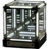 THUCHENYUC Lampada Infinite Space Abyss, Cubo Tesseract 4D Infinite Space Abyss Light Touch Dimmerabile Cubi Specchio Infinity Ricaricabile LED Hyper Cube Luce Notturna(White)