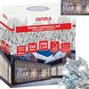 GINMA Luci di Natale Professionali Effetto Tenda Luminosa LED - Certificata IP44 - Basso Consumo e Impermeabili - Prolungabile (Bianco Freddo, 2x2 metri (200 LED))