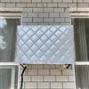 LXRHLIKG Copri Condizionatore Trapuntata, Copertura per Condizionatore Esterno in Tessuto Oxford a 5 Strati, Copertura Climatizzatore Esterno Invernale Anti-invecchiamento(80x27x55cm/31x11x22in)