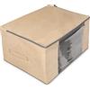 COVER IT - Organizer Armadio - Scatole Per Armadio E Piumone - Beige 60x45x30cm - 1 Pezzo - Contenitori Per Salvaspazio - Contenitore Vestiti - Scatole Per Vestiti Cambio Stagione