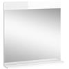 Vicco Specchio bagno Izan, Bianco, 60 x 62 cm, a parete, combinabile con altri mobili da bagno Izan