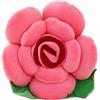 YELAN Cuscino fiore rosa Cuscino pavimento Cuscino sedia carino peluche Cuscino divano letto Cuscini decorativi per la stanza (Watermelon red, 30cm)