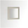 ARHome Specchiera Parete Modern, 60 x 60, Tortora, Specchio Parete Muro, Made in Italy