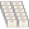 Giftgarden Cornice portafoto 21,6 x 27,9 cm, colore argento, 12 pezzi, Multi, moderna, grande confezione per premio, certificato, documento, diploma, presentazione da parete o da tavolo