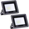 CLAR Faretto LED da Esterno, Faro LED Esterno, Faretti LED Esterno, Fari LED da Esterno, Faretti da esterno 20W (Pack 2)