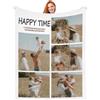 Generic Coperta Personalizzata con Foto e Scritta - Plaid Personalizzato per Donna, Uomo, Coppia e Famiglia - plaid divano personalizzate per San Valentino, Festa del Papà e Festa della Mamma