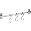 TentHome Scolapiatti Pensile Pieghevole Acciaio Inox 304, Scolapiatti da Parete con Vaschetta Raccogligocce Plastica, Porta Scola Piatti da Muro Salvaspazio (Acciaio inossidabile Barra-50)