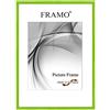FRAMO Cornice foto 60 x 90 cm in legno massello | Chiaro Verde lucido | Colore/dimensione selezionabile | cornici per manifesti | Puzzle | Poster | N°120
