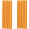 vidaXL Tende in Voile con Occhielli 2 pz Arancio 140x300 cm, Tenda a Rete, Tenda Trasparente, Voile per Finestra, Trattamento Finestra