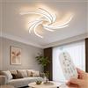 Eurotondisplay Lampada da soffitto a LED 2042 = 3 con telecomando, colore della luce e luminosità regolabile