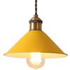 CHUNGYANG Lampade A Sospensione in Metallo,Lampadario Piccolo Colorato Macaron Industriale Vintage,Lampada A Sospensione Semplice da Soffitto E27 Ad Altezza Regolabile,Lanterna Decorativa Artigianale