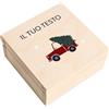Creative Deco Scatola Natalizia Personalizzata in Legno con Coperchio