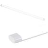 Alpinaluz Lampada LED lineare 120 cm 36 W 4500 LM Bianco Freddo 6000 K Schermo LED Alta Efficienza Diffusore Opaco Antiabbagliante Alloggiamento Bianco