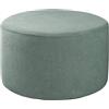 ELYSYSRL Rotondo Copri Pouf Elasticizzato Fodera Velluto Grande 50X50 80x80 80x65 Ottomano Cover Fodera Poggiapiedi per Divano Jacquard Antiscivolo Cover Sgabello Copertura Protettiva per Ottomana ( Color : @1