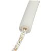 Jandei Profilo circolare flessibile in silicone per installazione di strisce LED su superficie, soffitto o sospensione, IP67 per esterni, diametro 22 mm, accessori separati (profilo 1 metro)