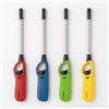 Lemag srl LEMAG Set 4 Accendigas Lunghi Ricaricabili — Accendini a Stelo Lungo per Cucina, Fornelli, Barbecue, Caminetti e Candele | Fiamma Lunga, Mani al Sicuro dal Calore | Multicolore