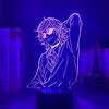 KJsdaADSA 3D Illusion Light LED Night Light Lamp Bl Anime Yarichin Bitch Club Yuri Ayato per la decorazione della camera da letto Lampade Yarichin Yuri Ayato Acrilico Regali per bambini