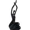 Uziqueif Scultura Moderna Decorazione Figura Donna, Resina Yoga Decor, Decorazioni per Statue di Donna grassa per Piano di Lavoro da Tavolo, Regali di Ispirazione per Le Donne