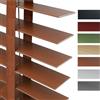 Generico Listelli Da 5 Cm Tende Veneziana In Legno 30cm 45cm 60cm 75cm 90cm 100cm 105cm 120cm 135cm 150cm 160cm Persiane Oscuranti Privacy Oscuranti Isolamento Termico(Marrone)