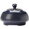SSFRI Bruciatore di incenso elettrico classico, diffusore di aromaterapia in ceramica con luce, timer regolabile, controllo della temperatura 50 ° C-320 °C, per interni e uffici, ornamento