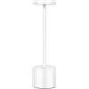 AntDau71® - Lampada da Tavolo Touch, Ricaricabile, Senza fili, dimmerabile, Colore Bianco, con 3 intensità di luce - CW969