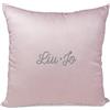 Russo Tessuti Cuscino Decorativo in Rasatello Lucente LIUJO Liu Jo Strass Arredo Casa 40X40-Rosa
