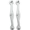 inferramenta Coppia Staffe Tipo Inoxa Compagnucci Per Scolapiatti E Vaschette Raccogligocce | Vari Tipi Disponibili | Design Moderno | Facili Da Installare (X5)