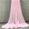 Anevous Tessuto in tulle per cucire, 3 m x 150 cm, in morbido tulle, al metro, tessuto decorativo per decorare, in tulle, per matrimonio, abito in tulle, decorazione per cerimonie, rosa chiaro