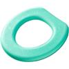 LIZHAYG Copri Wc Copriwater in schiuma lavabile con adesivo, copriwater impermeabile, sedile del water riutilizzabile in silicone for quattro stagioni, accessori for la casa Cuscino Water Lavabile(Green)