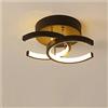 LIANYG Plafoniera Lampada da soffitto luminosa moderna Lampada da soffitto cloakroom Balcone Balcone Foyer Plafoniera Decorazione Della Decorazione Casa Lustering Luminaire Soffitto Lampada