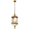 ENTHERONIC Lampada a Sospensione Esterna retrò IP55 Lampada a Sospensione Esterna Impermeabile E27 Alluminio, Vetro Lanterna a Sospensione Esterna Antica Rustica per Portico Villa Padiglione Loft