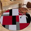 EYZO Tappetino per Sedia da Ufficio, Rotondo 90 cm, Antiscivolo,Sedia Protettiva Multiuso Chair Mats per Pavimenti in Legno Duro e Piastrelle AntiGraffio, Chairmat Tappeto per Sedie da Scrivania