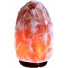 Himalayan'Salt HIMALAYAN SALT ® LAMPADA DI SALE ROSA DELL'HIMALAYA AUTENTICA CERTIFICATA VARIE MISURE E FORME grezza fuoco palla cuore piramide led usb (2-4 KG GREZZA)