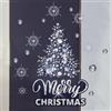 kina - UVNT0186 Vetrofanie Natalizie Adesivi Decorazione Vetrine Negozi Trasparente Removibile Riposizionabile - Alberi Natale Ing Merry Christmas Buone Feste Happy New Year 90x35 cm
