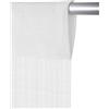 Arsvita - Tenda a fili con passante per bastone, accorciabile individualmente, elemento decorativo moderno ed elegante, disponibile in diversi colori e modelli (140 x 250 cm, bianco/bianco neve)