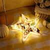 Collienght Lampada da notte a LED a forma di stella in acrilico personalizzata Lampada da parete personalizzata con 6 foto Lampada a sospensione a parete con segno zodiacale(Stella)