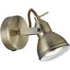 Searchlight Lighting Searchlight Industriale 1 LT Antique BRASS SPOTLIGHT 50 W, ottone anticato