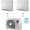 Lg Climatizzatore Condizionatore LG Console WiFi R32 Dual Split Standard Inverter 9000 + 18000 BTU con U.E. MU3R19 NOVITÁ Classe A+++/A++