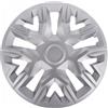 NRM The Best Argento Copricerchi 14 pollici per cerchi in acciaio | Coprimozzo decorativi 14 set da 4 Argento