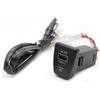 CMJAHU Adatto for Toyota RAV4 Wildlander 2020-2023 Caricabatteria Doppio for Auto Posizione di Controllo Centrale Presa di interfaccia di Ricarica Rapida PD Type-C QC3.0