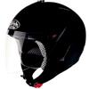 MOTOTOPGUN Airoh Open Face Casco, Nero Opaco, XL