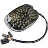 NCBPQSHC Fanale Posteriore Moto Fanale posteriore per motocicletta, fanale posteriore a LED, fanale posteriore per freno e stop, per Ha&rley Davidson Sportster Softail Dyna Lay Down Glide