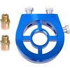 Maodom Filtro olio Sandwich Plate - Filtro olio universale Sandwich Plate,Filtro olio Temperatura Cooler Gauge Adapter Maodom